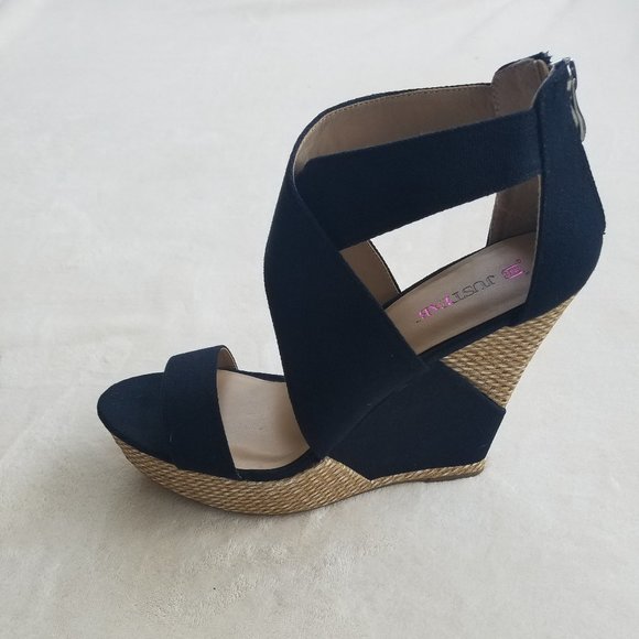 Just Fab Wedge Heels - Picture 6 of 12